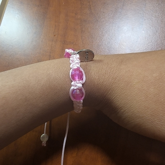 𝅺handmade Adjustable Bead Bracelets Pink - Picture 7 of 13